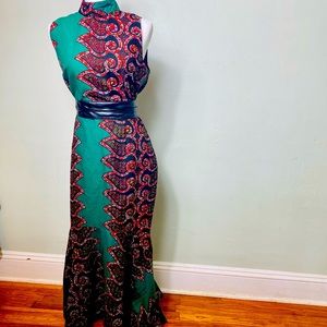 African Mermaid Style Dress